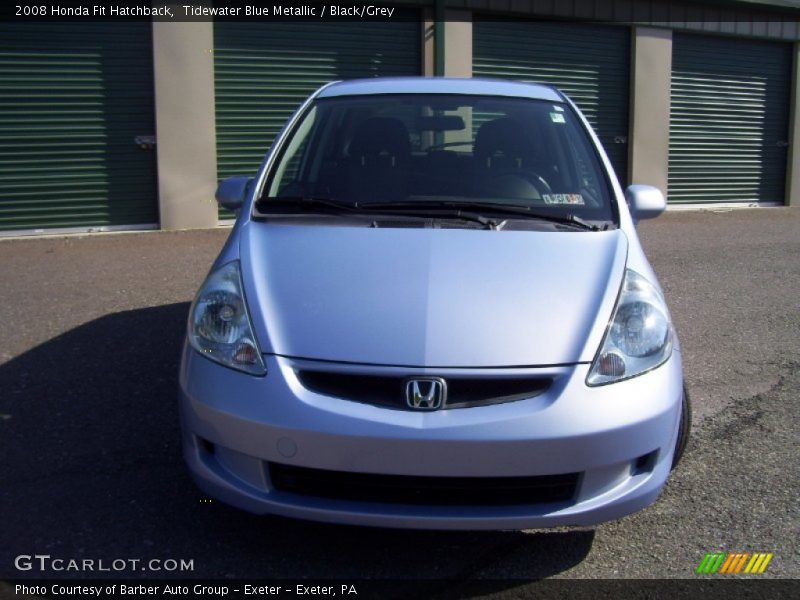 Tidewater Blue Metallic / Black/Grey 2008 Honda Fit Hatchback