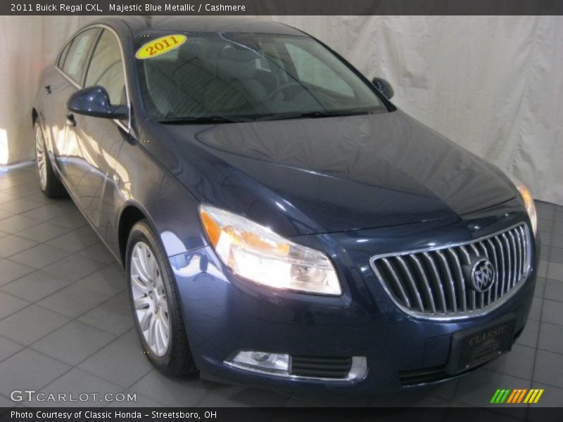 Majestic Blue Metallic / Cashmere 2011 Buick Regal CXL