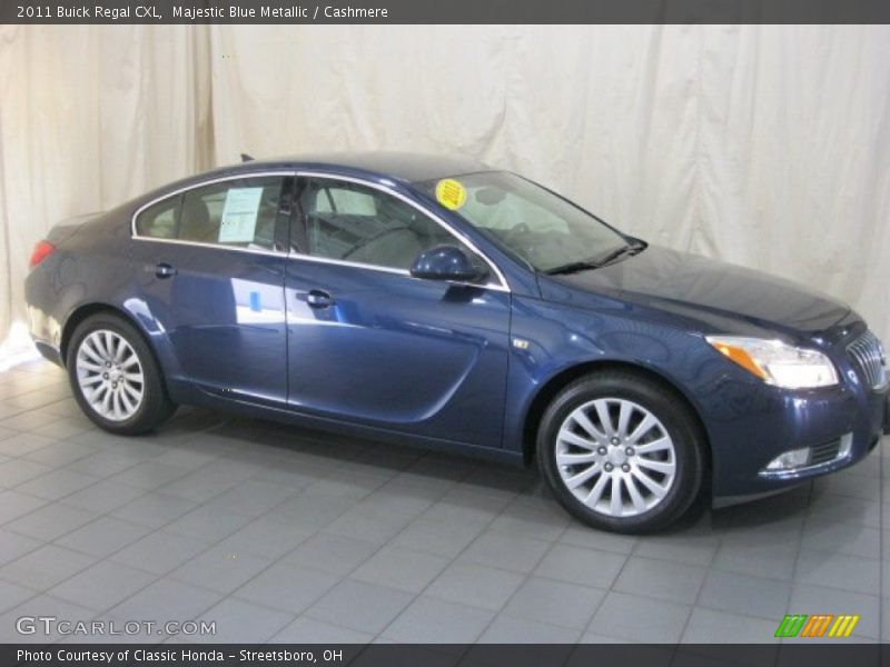 Majestic Blue Metallic / Cashmere 2011 Buick Regal CXL