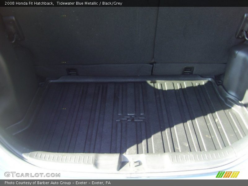 Tidewater Blue Metallic / Black/Grey 2008 Honda Fit Hatchback