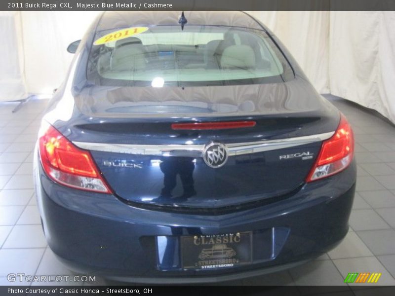 Majestic Blue Metallic / Cashmere 2011 Buick Regal CXL