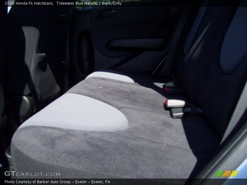 Tidewater Blue Metallic / Black/Grey 2008 Honda Fit Hatchback