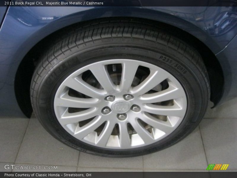 Majestic Blue Metallic / Cashmere 2011 Buick Regal CXL