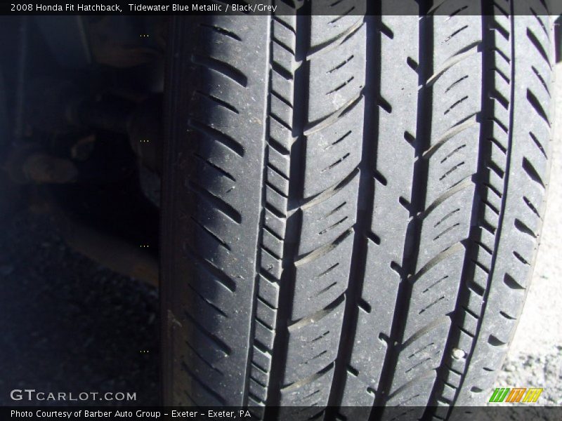 Tidewater Blue Metallic / Black/Grey 2008 Honda Fit Hatchback