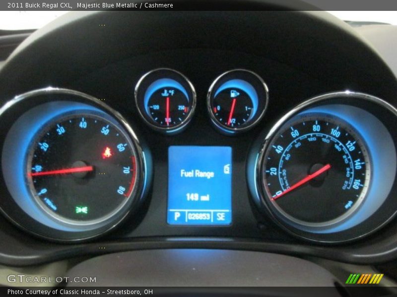 Majestic Blue Metallic / Cashmere 2011 Buick Regal CXL