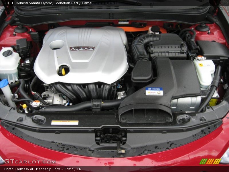 Venetian Red / Camel 2011 Hyundai Sonata Hybrid