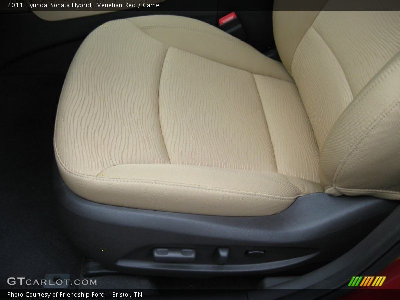 Venetian Red / Camel 2011 Hyundai Sonata Hybrid