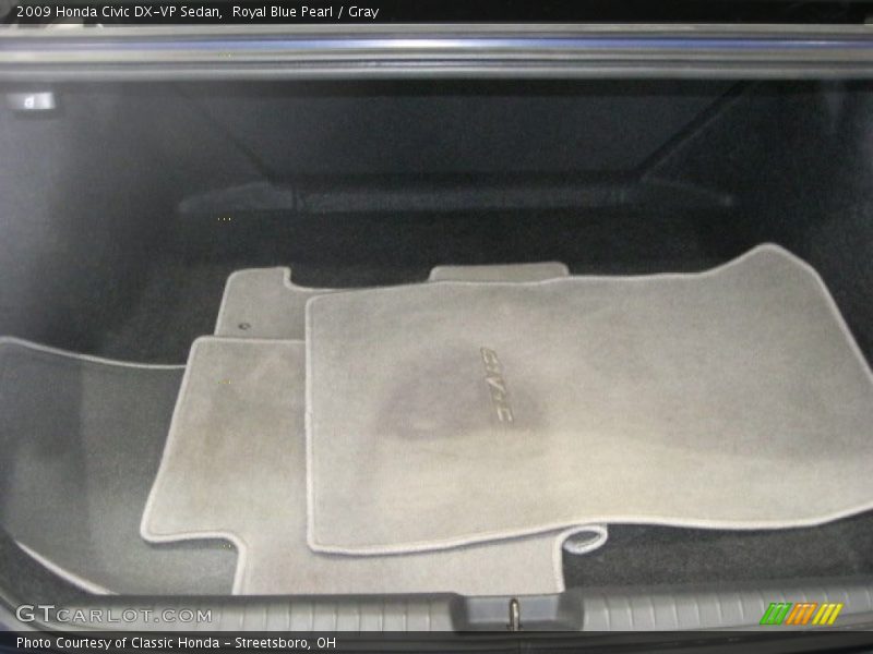 Royal Blue Pearl / Gray 2009 Honda Civic DX-VP Sedan