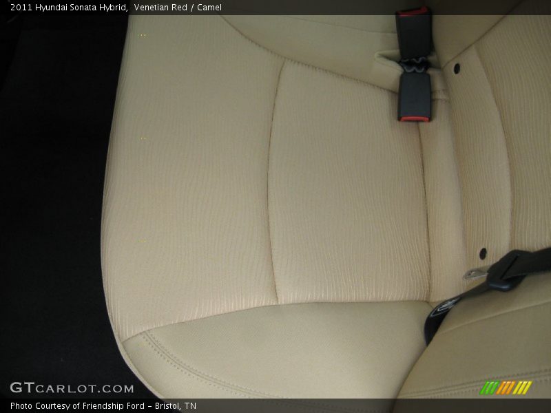 Venetian Red / Camel 2011 Hyundai Sonata Hybrid
