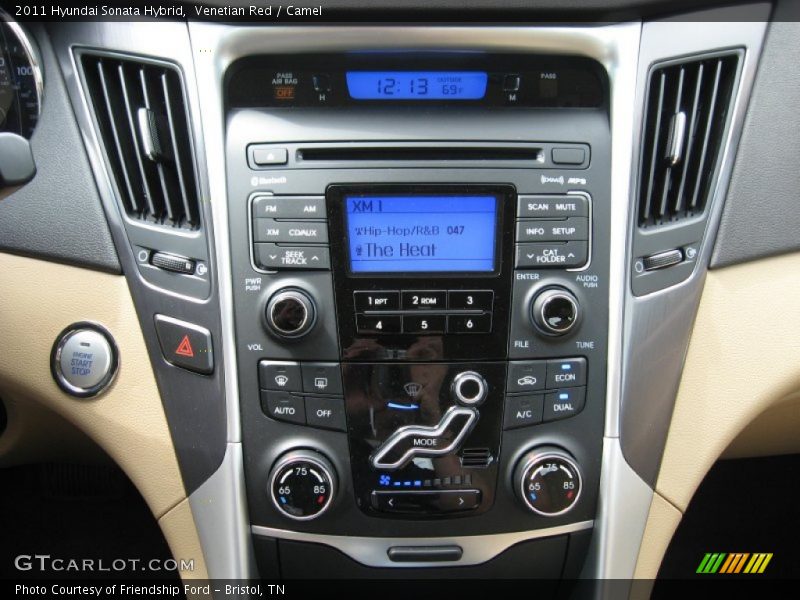 Venetian Red / Camel 2011 Hyundai Sonata Hybrid