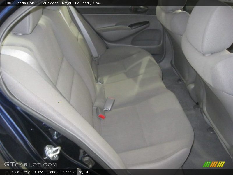 Royal Blue Pearl / Gray 2009 Honda Civic DX-VP Sedan