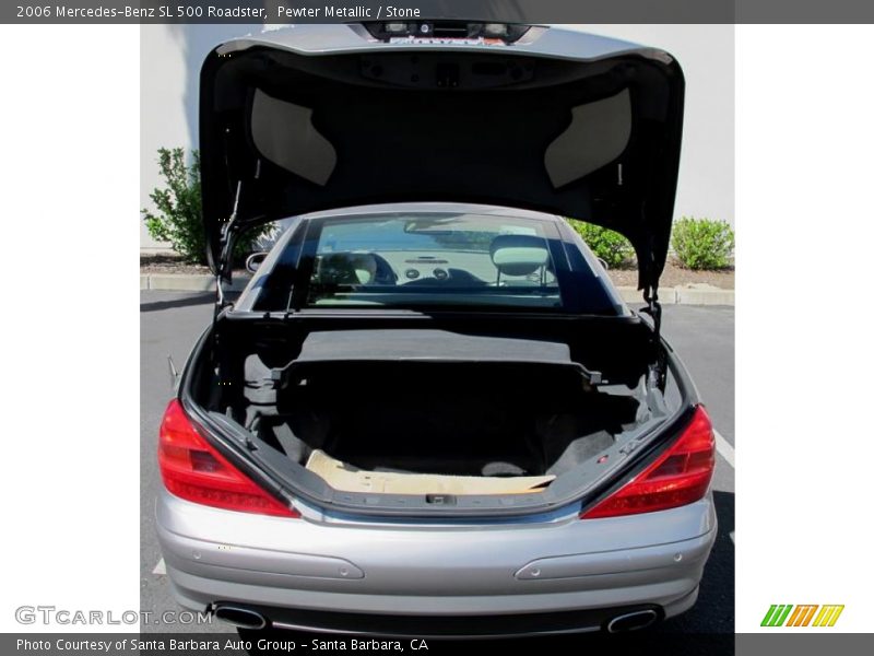 Pewter Metallic / Stone 2006 Mercedes-Benz SL 500 Roadster
