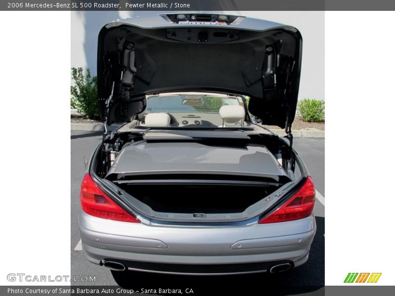 Pewter Metallic / Stone 2006 Mercedes-Benz SL 500 Roadster