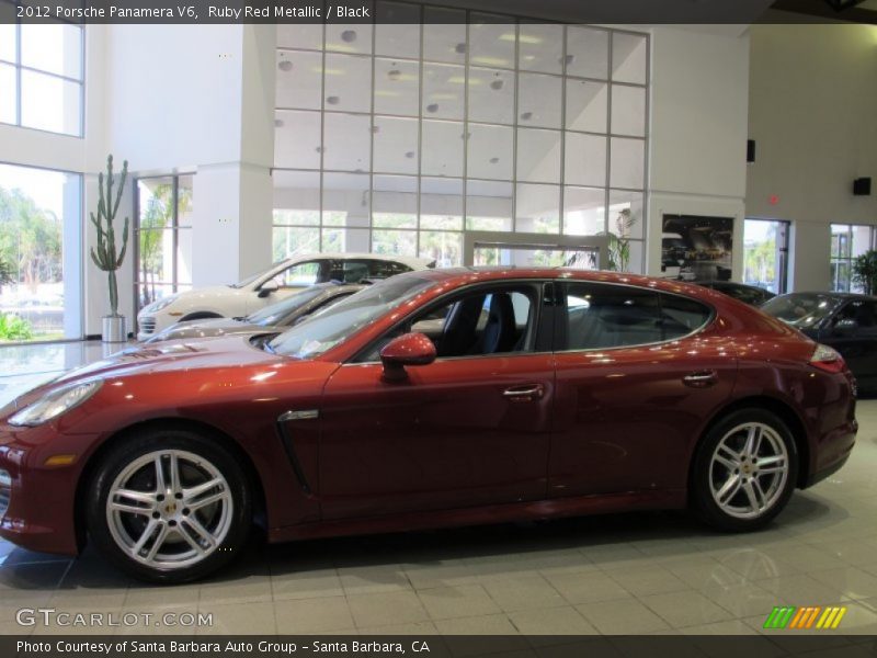 Ruby Red Metallic / Black 2012 Porsche Panamera V6