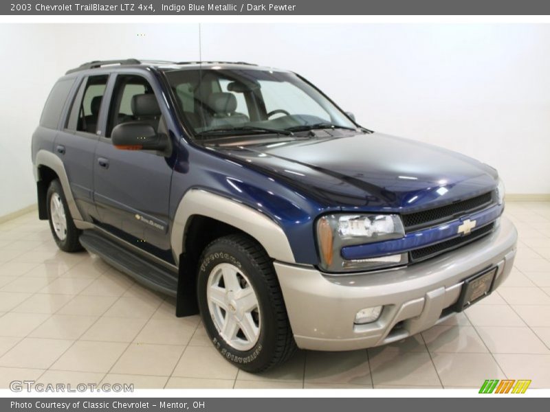 Indigo Blue Metallic / Dark Pewter 2003 Chevrolet TrailBlazer LTZ 4x4