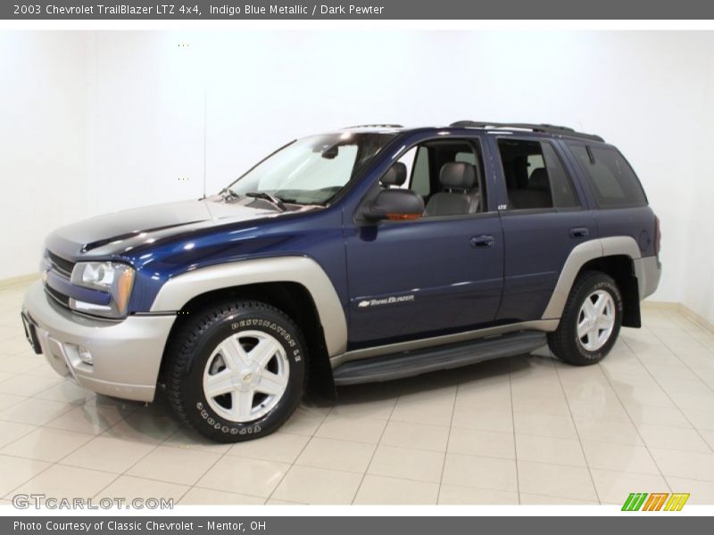Indigo Blue Metallic / Dark Pewter 2003 Chevrolet TrailBlazer LTZ 4x4