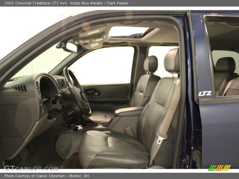 Indigo Blue Metallic / Dark Pewter 2003 Chevrolet TrailBlazer LTZ 4x4