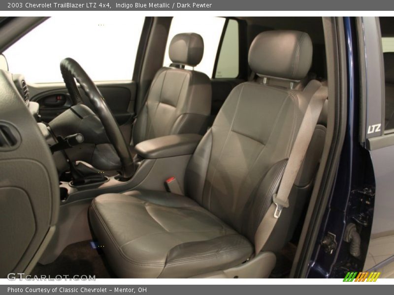 Indigo Blue Metallic / Dark Pewter 2003 Chevrolet TrailBlazer LTZ 4x4