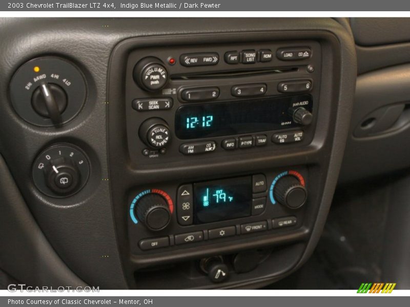 Indigo Blue Metallic / Dark Pewter 2003 Chevrolet TrailBlazer LTZ 4x4