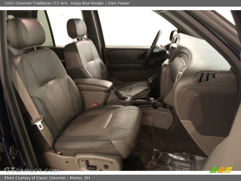 Indigo Blue Metallic / Dark Pewter 2003 Chevrolet TrailBlazer LTZ 4x4
