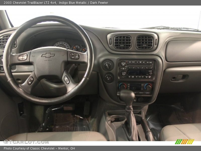 Indigo Blue Metallic / Dark Pewter 2003 Chevrolet TrailBlazer LTZ 4x4