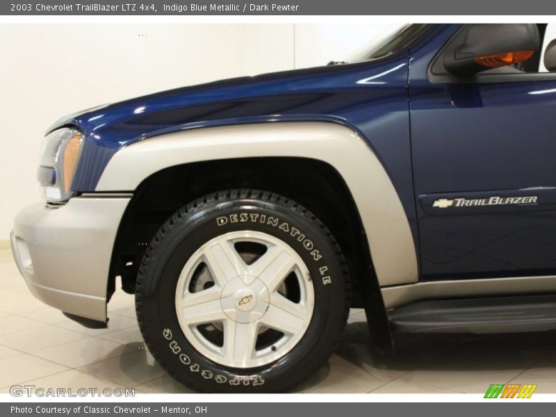 Indigo Blue Metallic / Dark Pewter 2003 Chevrolet TrailBlazer LTZ 4x4