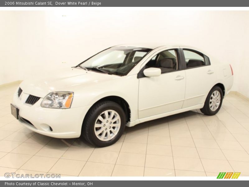 Dover White Pearl / Beige 2006 Mitsubishi Galant SE