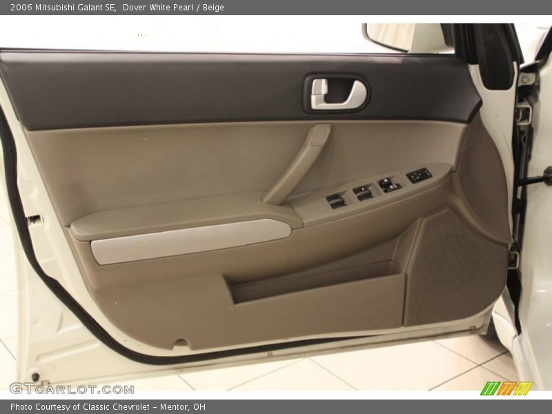 Dover White Pearl / Beige 2006 Mitsubishi Galant SE