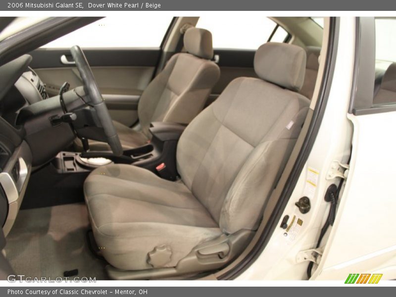 Dover White Pearl / Beige 2006 Mitsubishi Galant SE