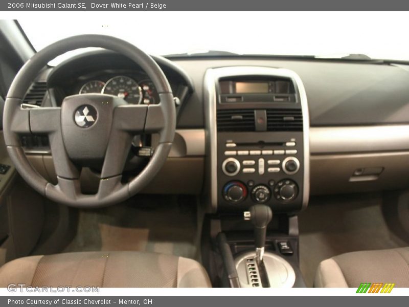 Dover White Pearl / Beige 2006 Mitsubishi Galant SE