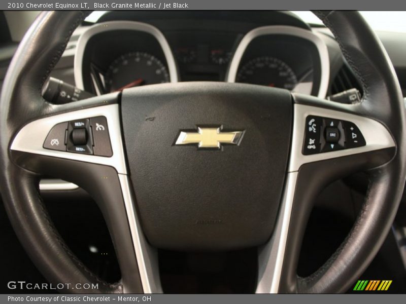 Black Granite Metallic / Jet Black 2010 Chevrolet Equinox LT
