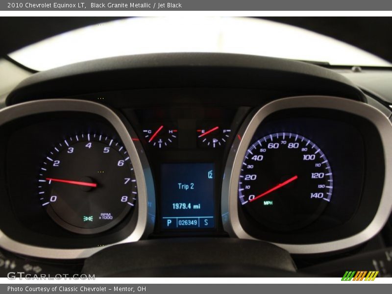 Black Granite Metallic / Jet Black 2010 Chevrolet Equinox LT