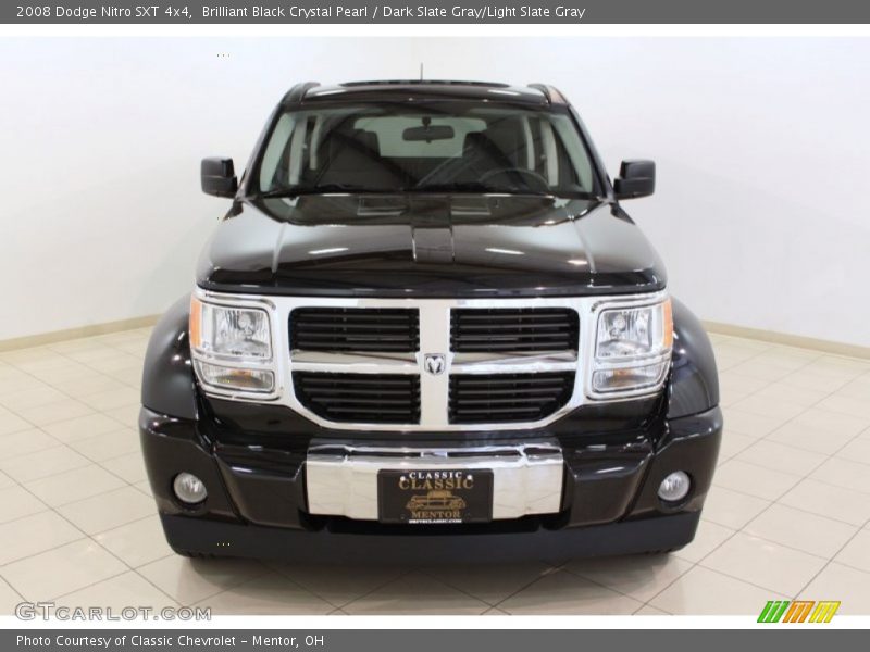 Brilliant Black Crystal Pearl / Dark Slate Gray/Light Slate Gray 2008 Dodge Nitro SXT 4x4