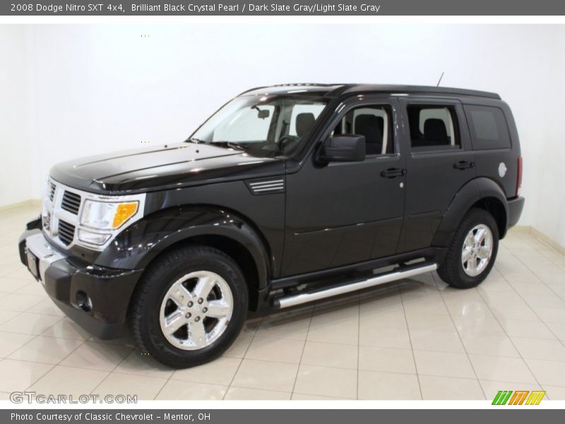 Brilliant Black Crystal Pearl / Dark Slate Gray/Light Slate Gray 2008 Dodge Nitro SXT 4x4