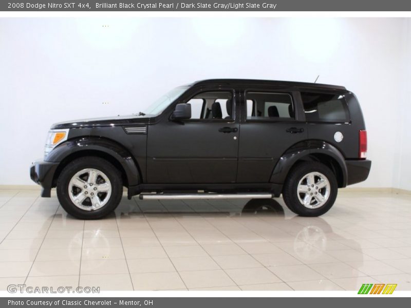 Brilliant Black Crystal Pearl / Dark Slate Gray/Light Slate Gray 2008 Dodge Nitro SXT 4x4