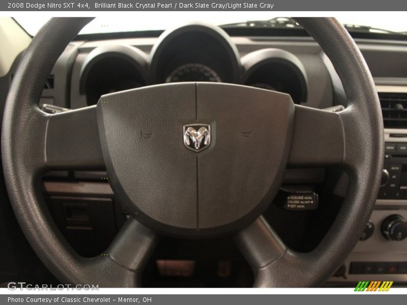 Brilliant Black Crystal Pearl / Dark Slate Gray/Light Slate Gray 2008 Dodge Nitro SXT 4x4