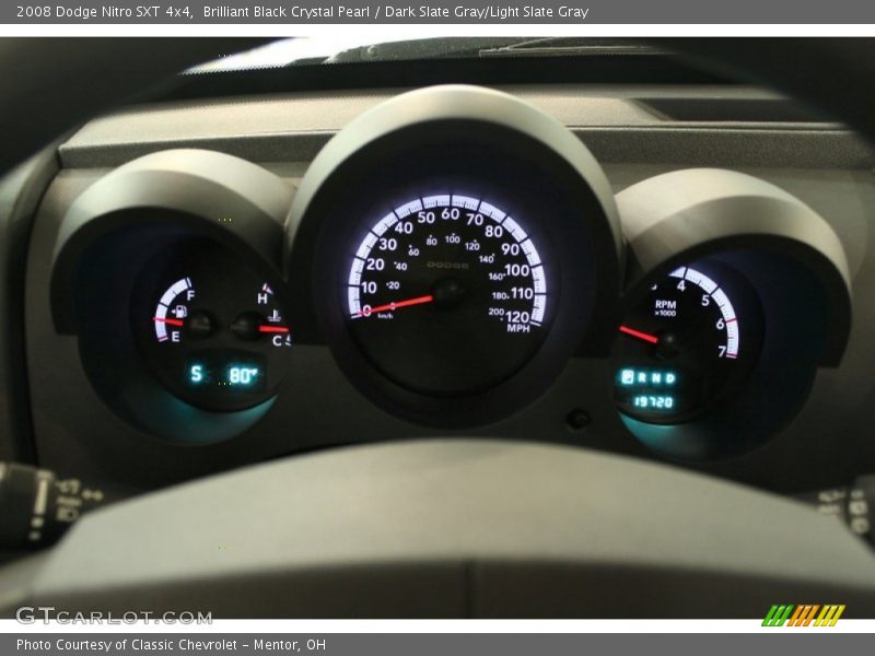 Brilliant Black Crystal Pearl / Dark Slate Gray/Light Slate Gray 2008 Dodge Nitro SXT 4x4