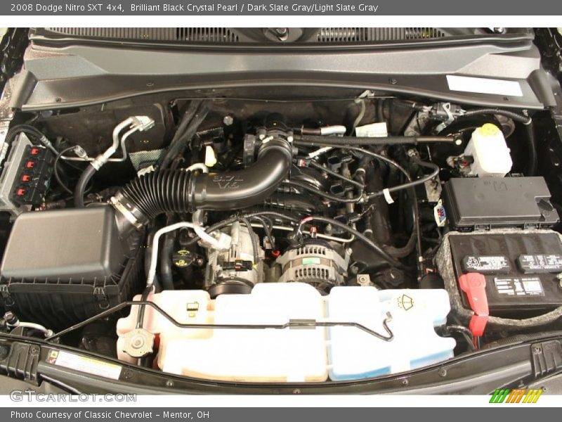 Brilliant Black Crystal Pearl / Dark Slate Gray/Light Slate Gray 2008 Dodge Nitro SXT 4x4