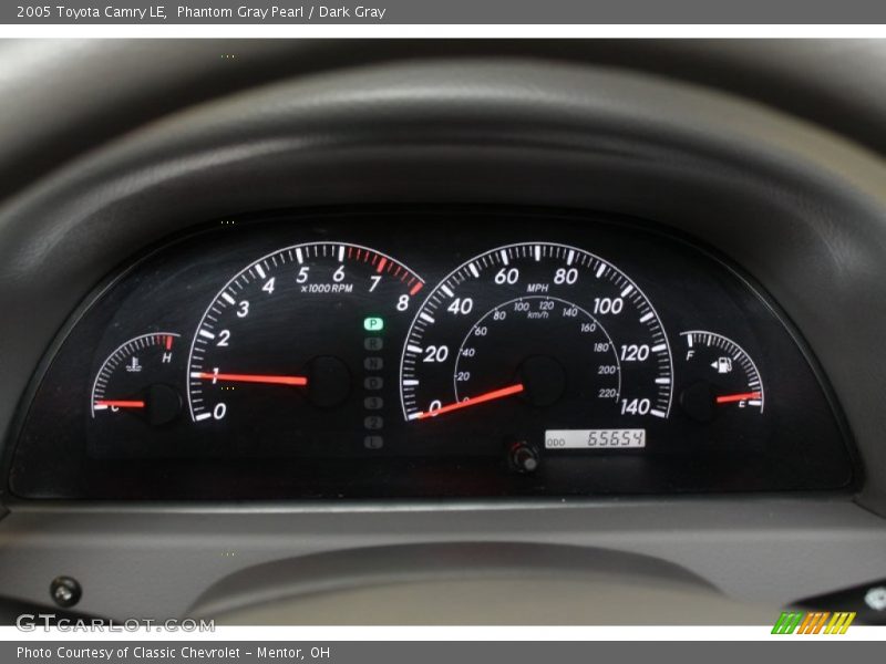 Phantom Gray Pearl / Dark Gray 2005 Toyota Camry LE