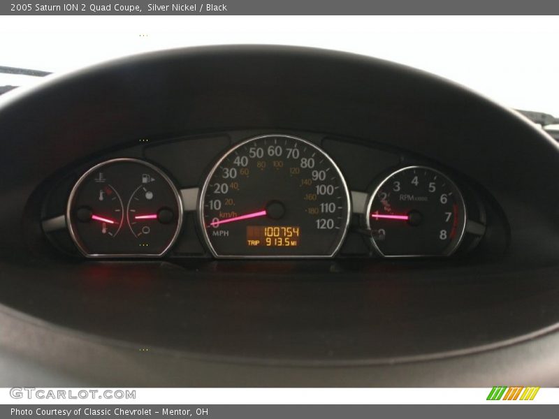  2005 ION 2 Quad Coupe 2 Quad Coupe Gauges