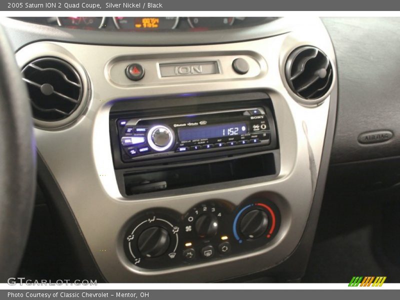 Controls of 2005 ION 2 Quad Coupe