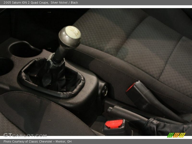 Silver Nickel / Black 2005 Saturn ION 2 Quad Coupe