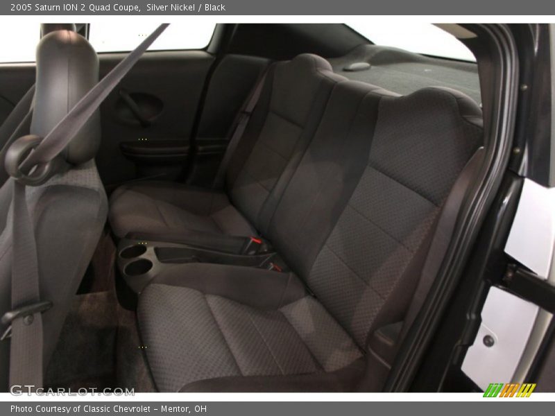 Silver Nickel / Black 2005 Saturn ION 2 Quad Coupe