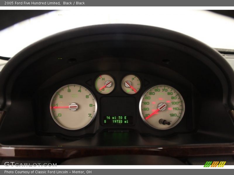  2005 Five Hundred Limited Limited Gauges