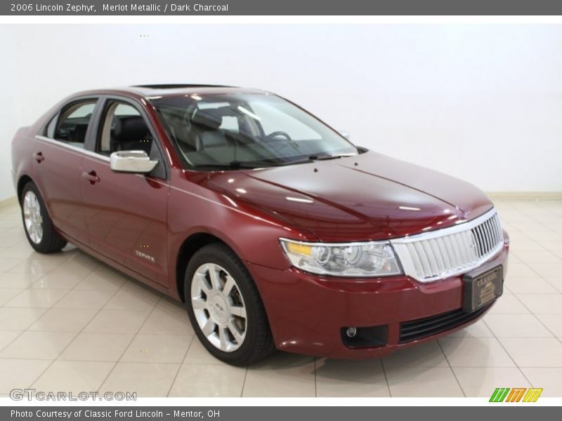 Merlot Metallic / Dark Charcoal 2006 Lincoln Zephyr