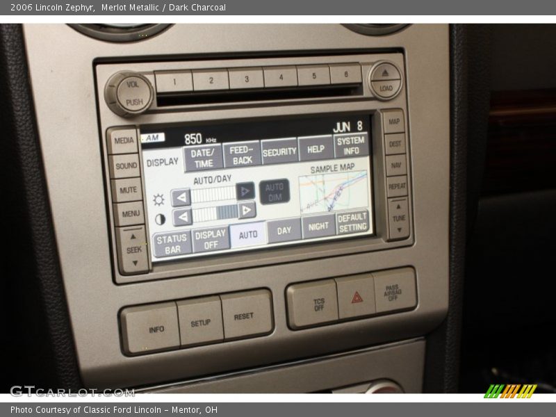 Merlot Metallic / Dark Charcoal 2006 Lincoln Zephyr