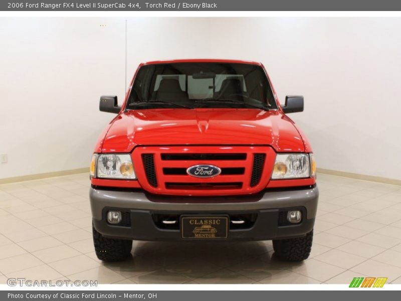 Torch Red / Ebony Black 2006 Ford Ranger FX4 Level II SuperCab 4x4
