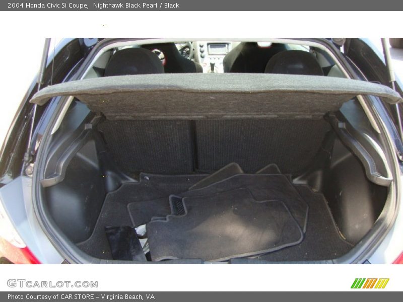 Nighthawk Black Pearl / Black 2004 Honda Civic Si Coupe