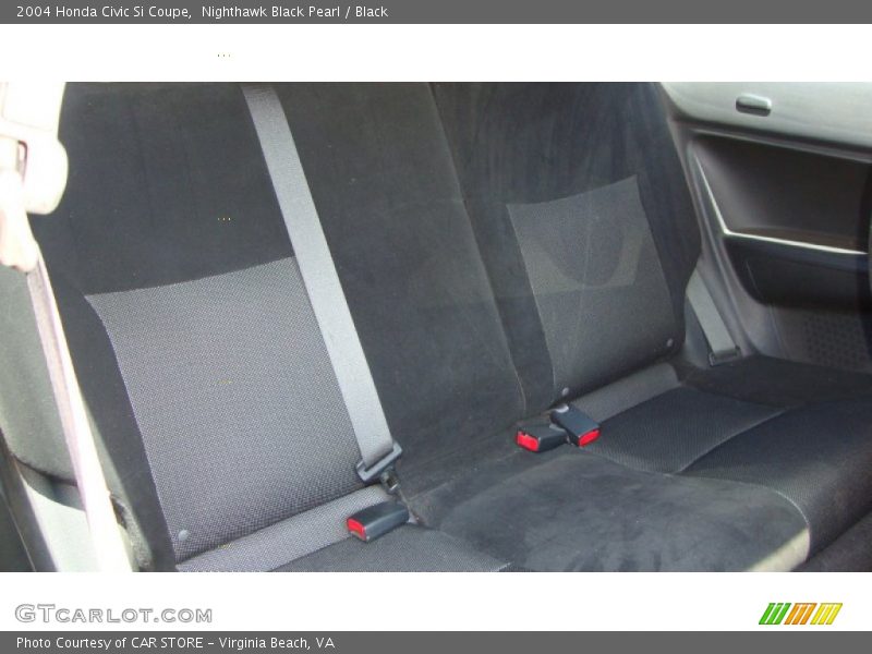 Nighthawk Black Pearl / Black 2004 Honda Civic Si Coupe
