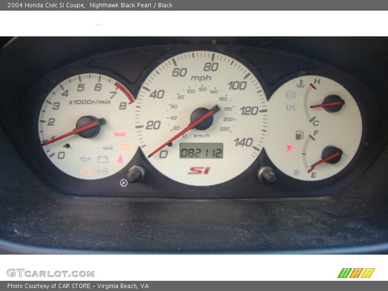  2004 Civic Si Coupe Si Coupe Gauges